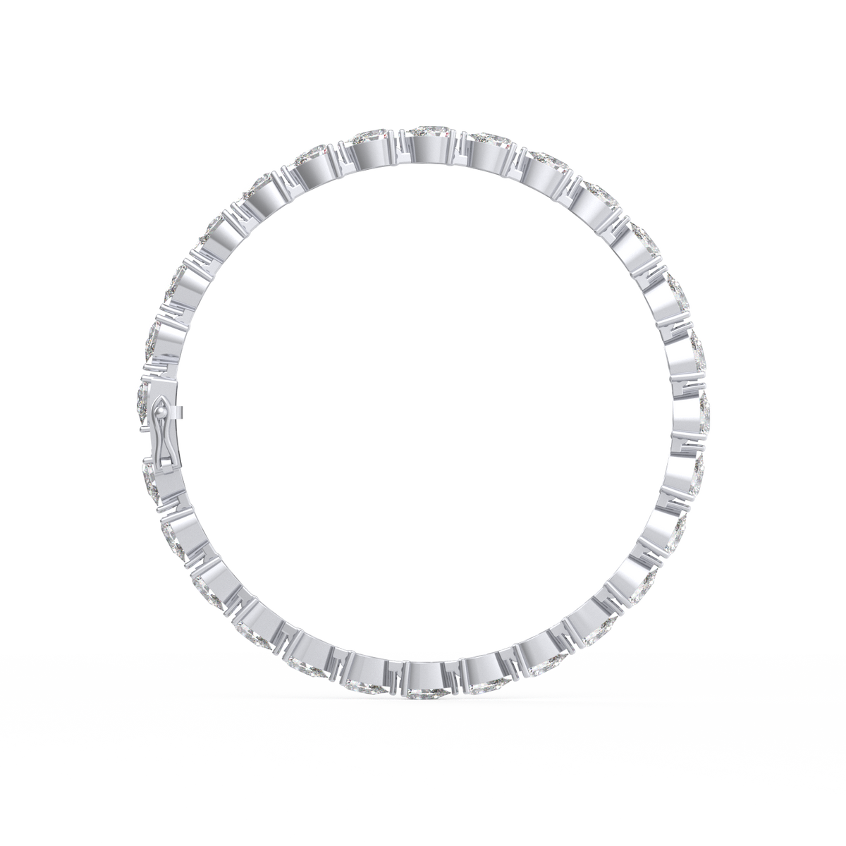25 Pointer Pear Lab Grown Diamond Tennis Bracelet