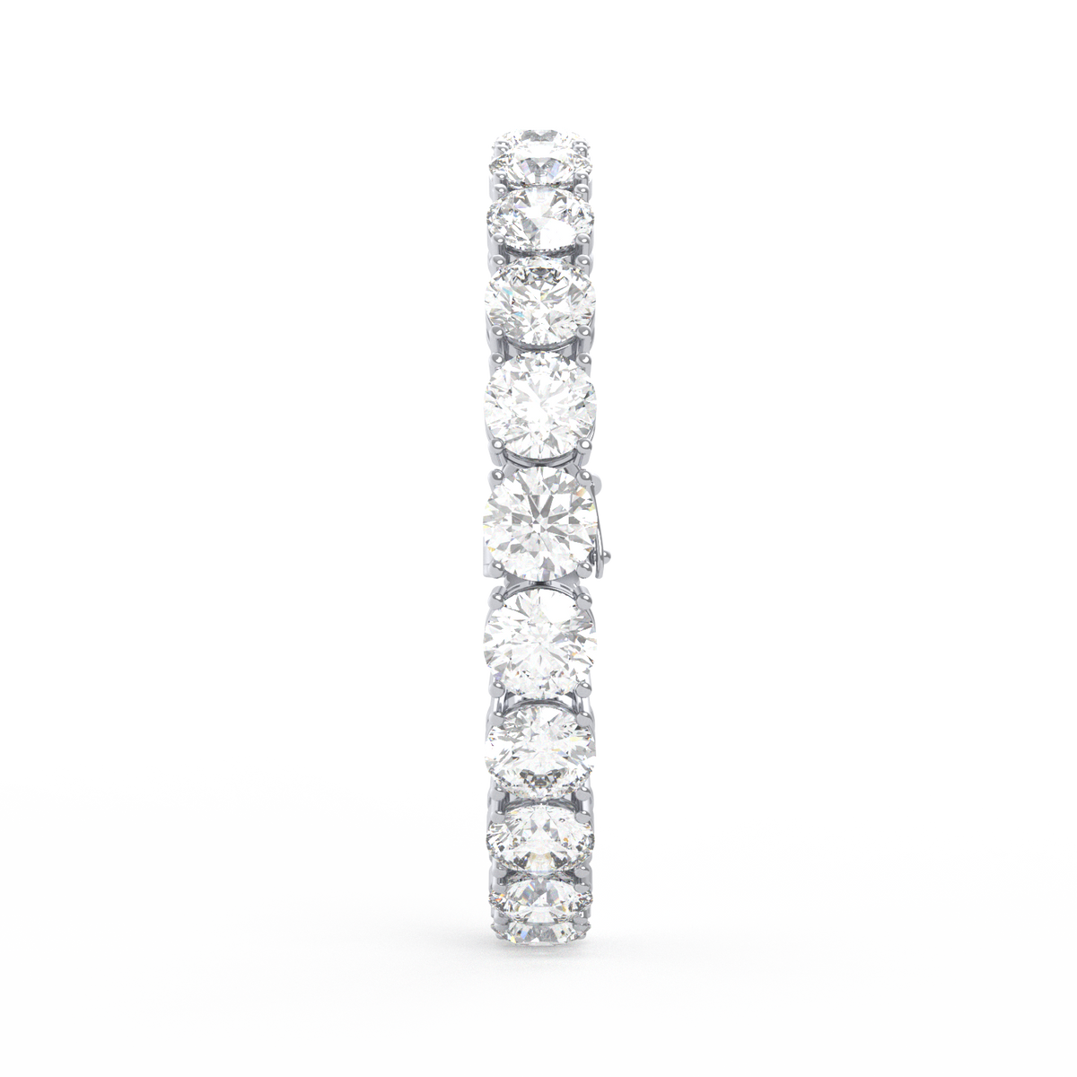 1ct Each Round Lab Grown Diamond Tennis Bracelet