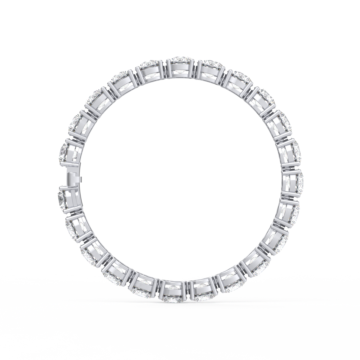 1ct Each Round Lab Grown Diamond Tennis Bracelet