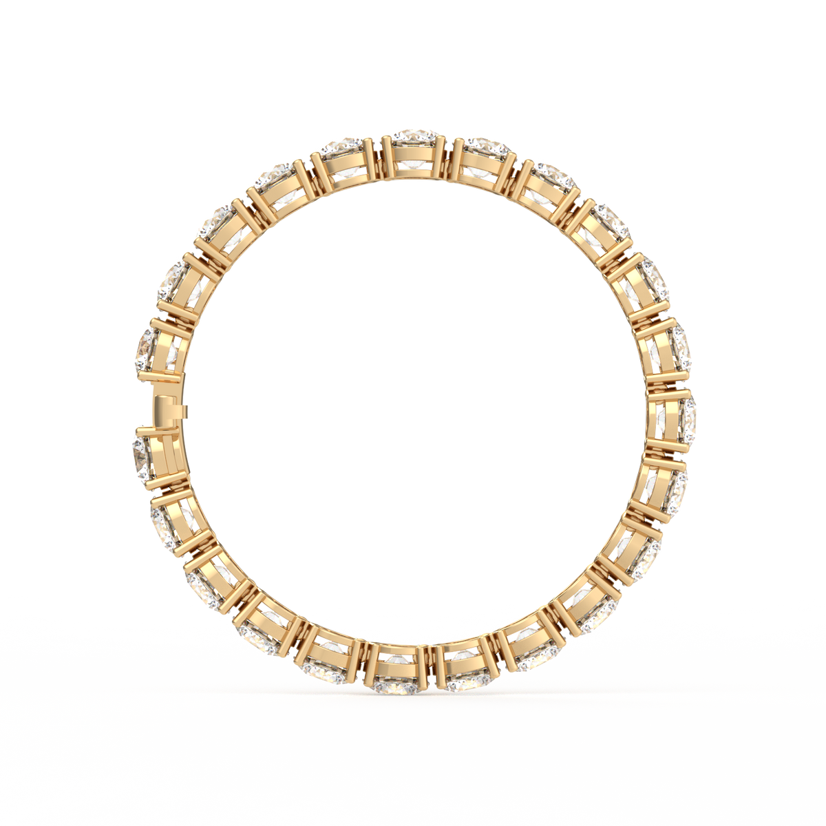 1ct Each Round Lab Grown Diamond Tennis Bracelet