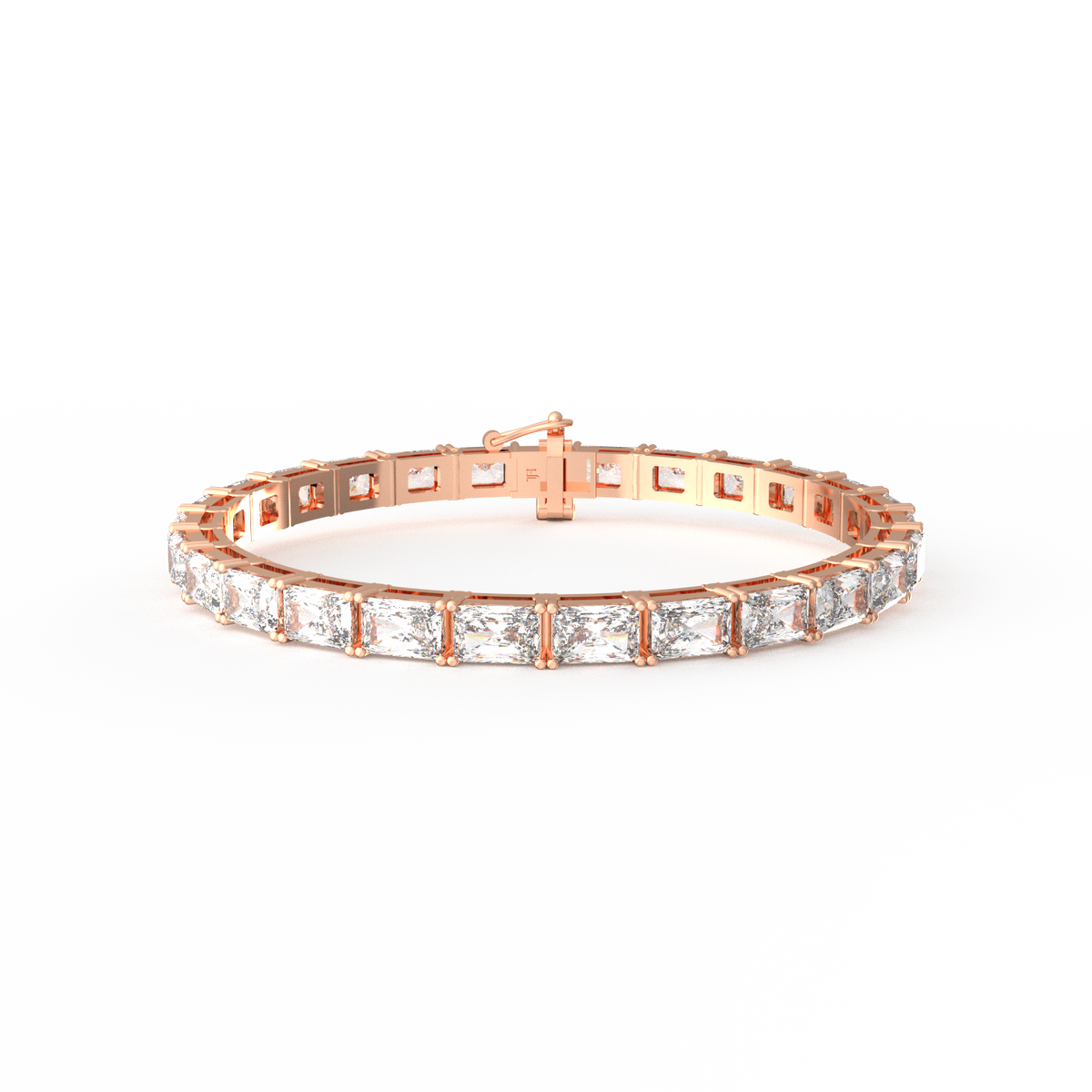 50 Pointer Radiant Lab Grown Diamond Tennis Bracelet