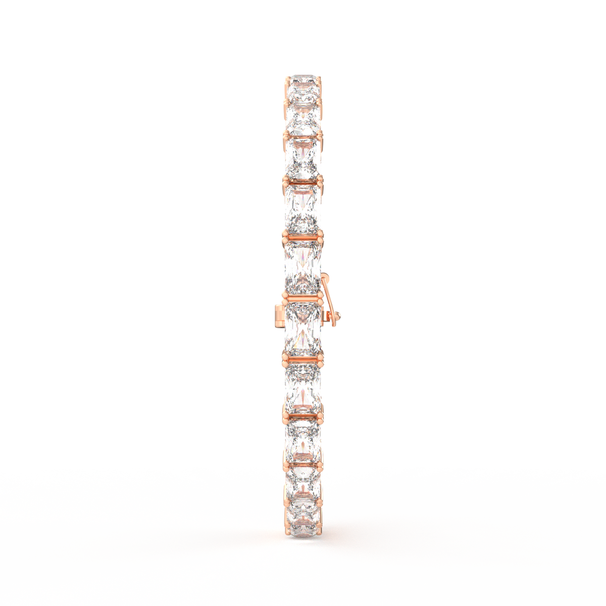 50 Pointer Radiant Lab Grown Diamond Tennis Bracelet