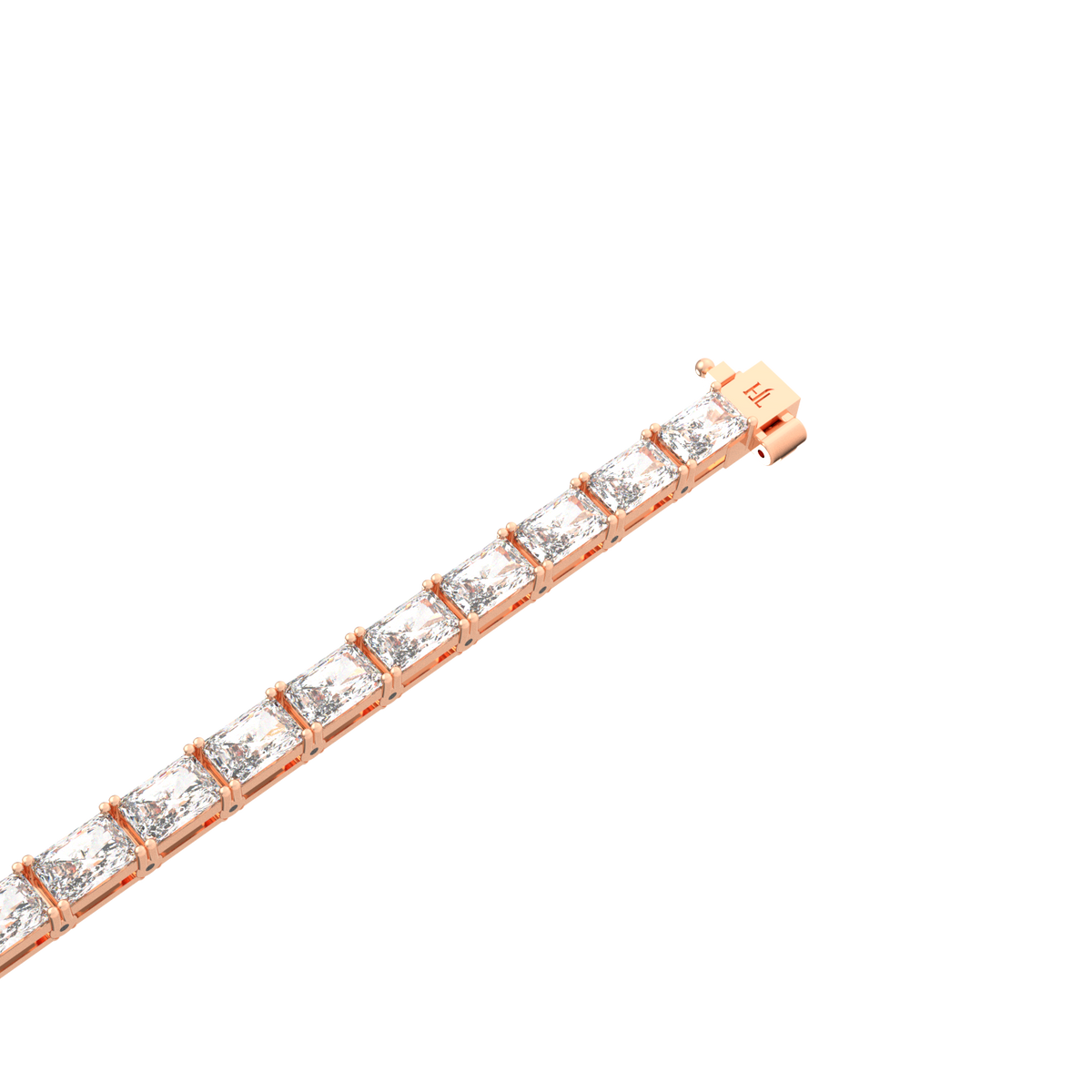 50 Pointer Radiant Lab Grown Diamond Tennis Bracelet