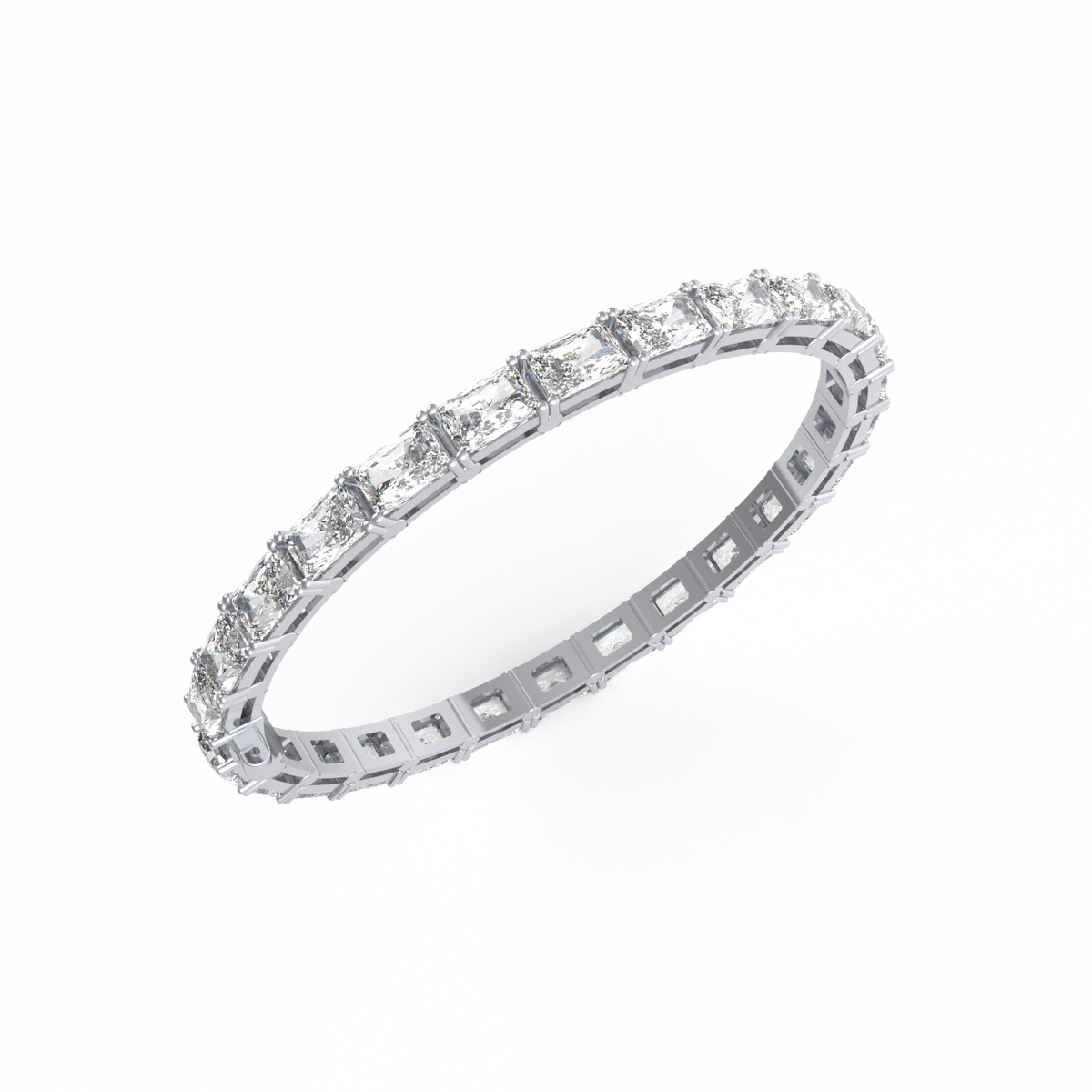 50 Pointer Radiant Lab Grown Diamond Tennis Bracelet