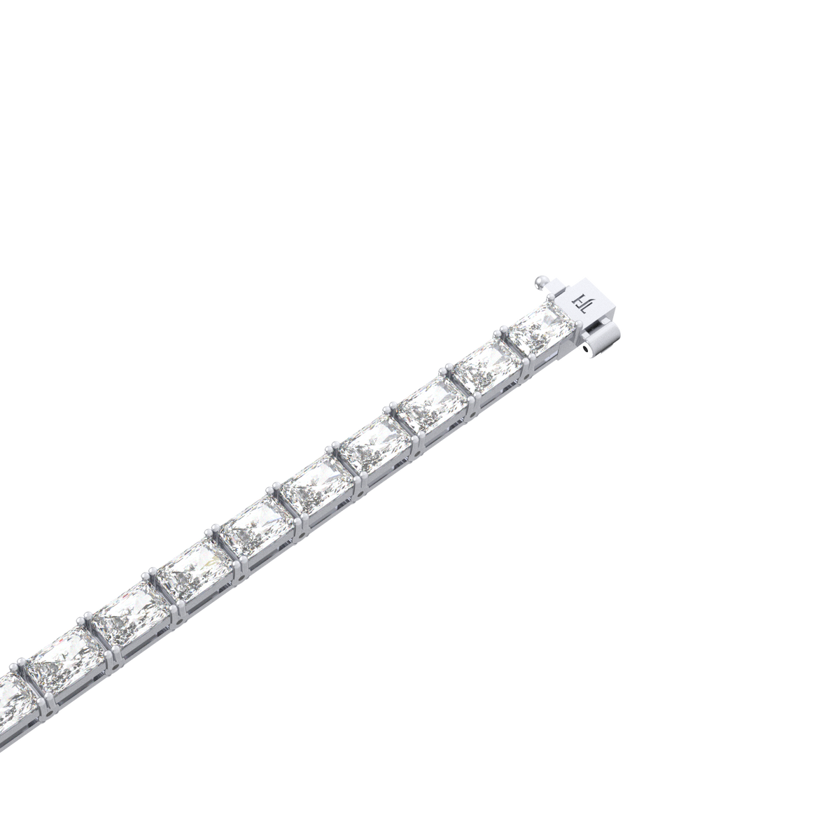 50 Pointer Radiant Lab Grown Diamond Tennis Bracelet