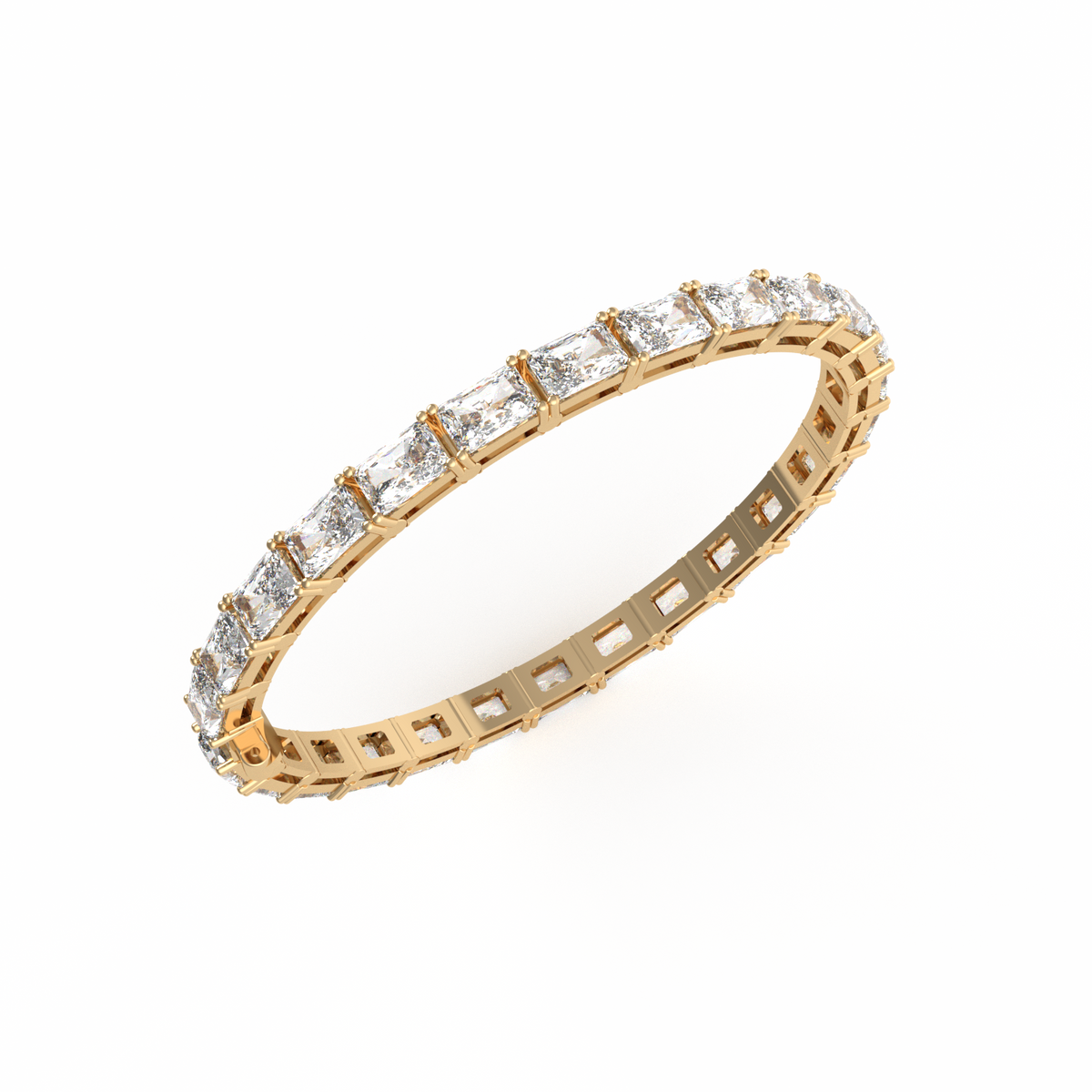 50 Pointer Radiant Lab Grown Diamond Tennis Bracelet