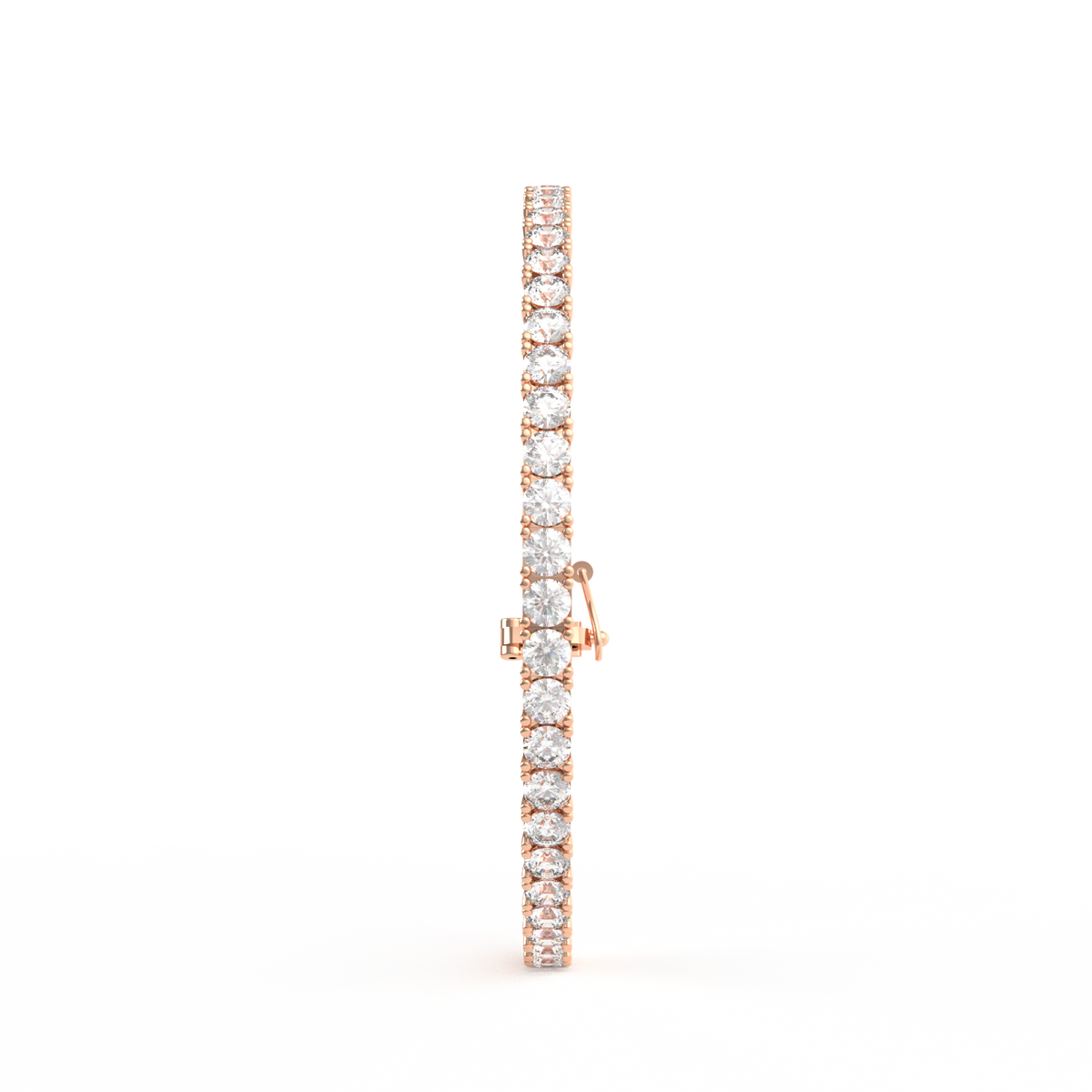 10 Pointer Round Lab Grown Diamond Tennis Bracelet