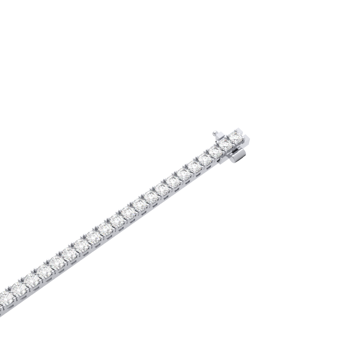 10 Pointer Round Lab Grown Diamond Tennis Bracelet