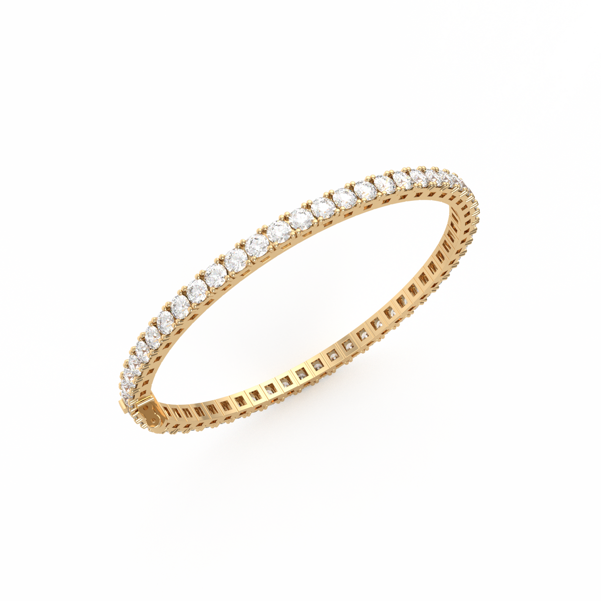 10 Pointer Round Lab Grown Diamond Tennis Bracelet