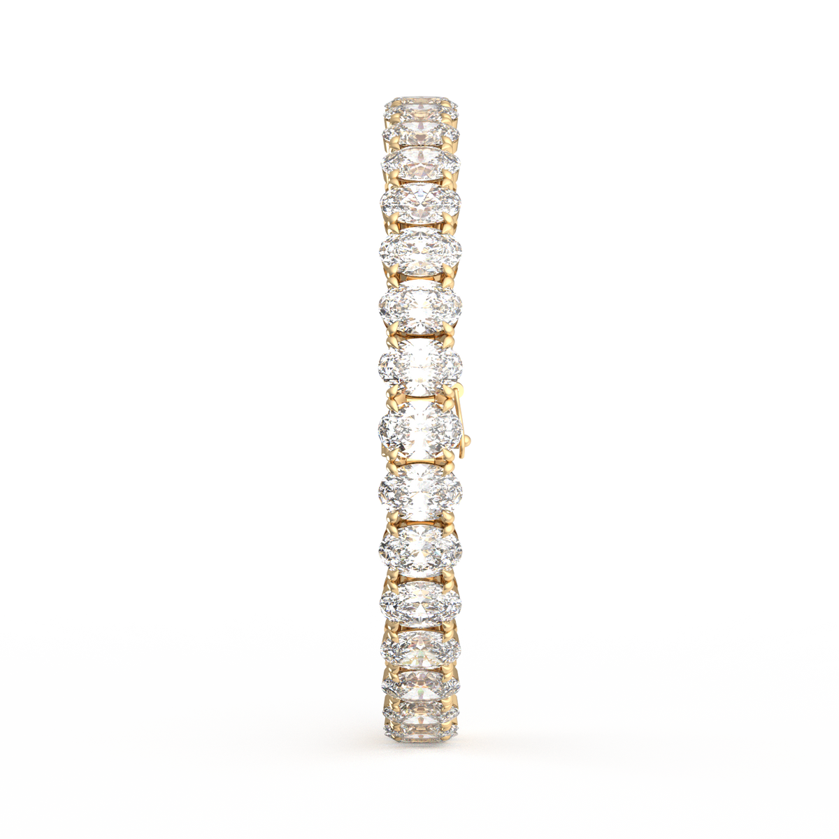 50 Pointer Oval Lab Grown Diamond Tennis Bracelet
