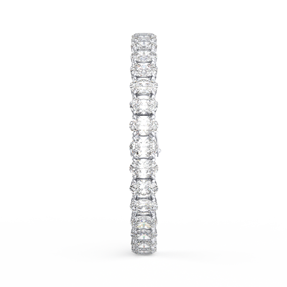 50 Pointer Oval Lab Grown Diamond Tennis Bracelet