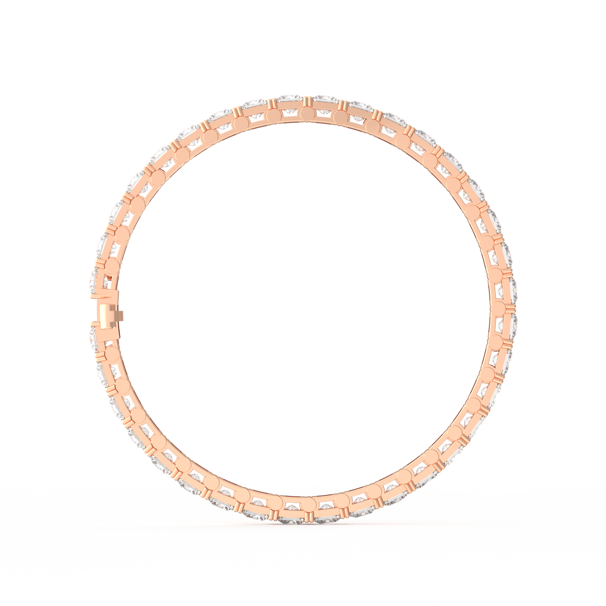 30 Pointer Princess Lab Grown Diamond Tennis Bracelet