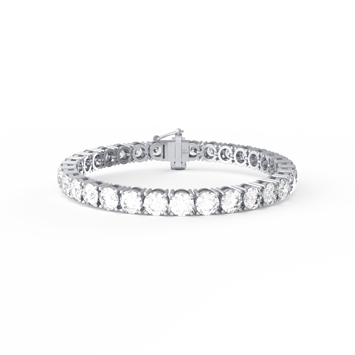 50 Pointer Round Lab Grown Diamond Tennis Bracelet