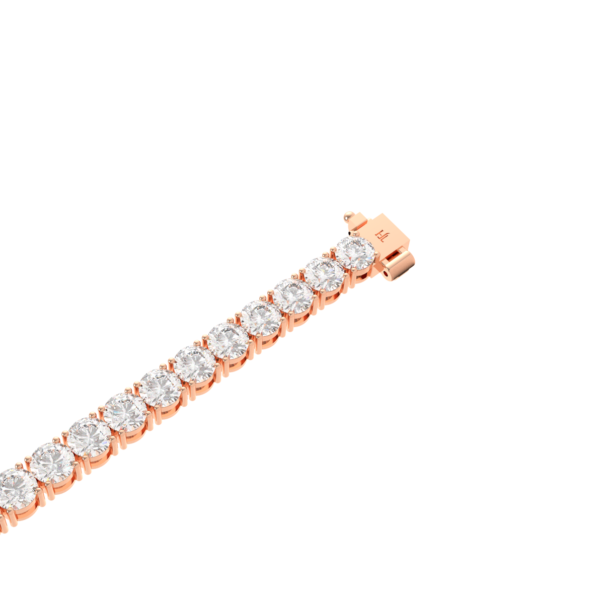 50 Pointer Round Lab Grown Diamond Tennis Bracelet