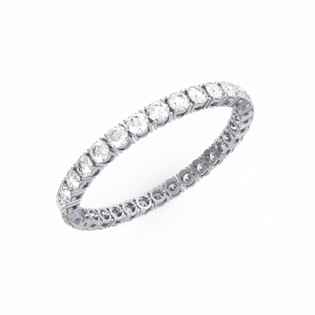 50 Pointer Round Lab Grown Diamond Tennis Bracelet