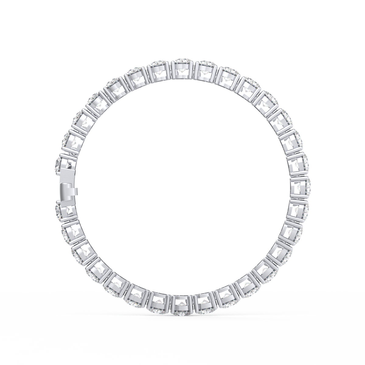50 Pointer Round Lab Grown Diamond Tennis Bracelet