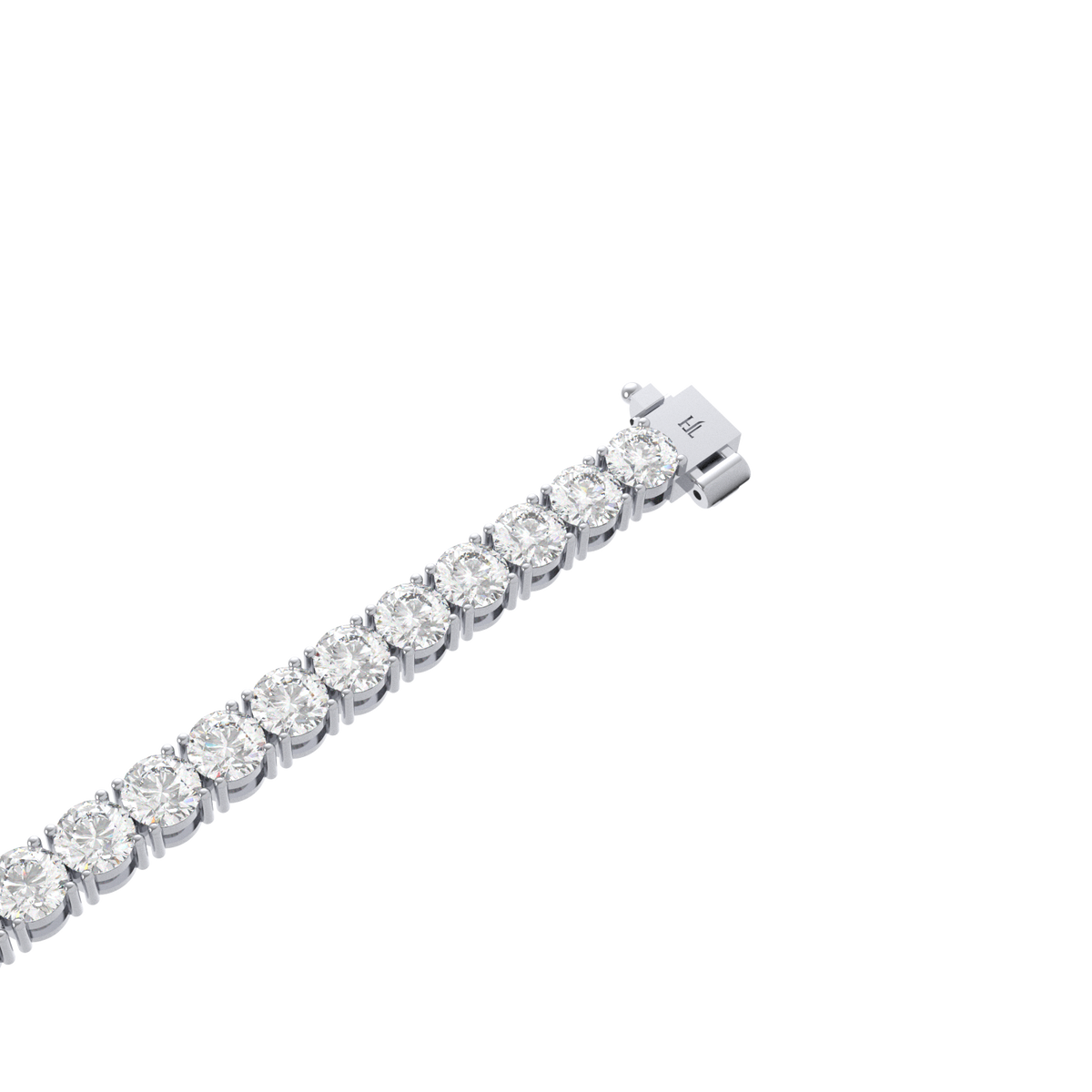 50 Pointer Round Lab Grown Diamond Tennis Bracelet