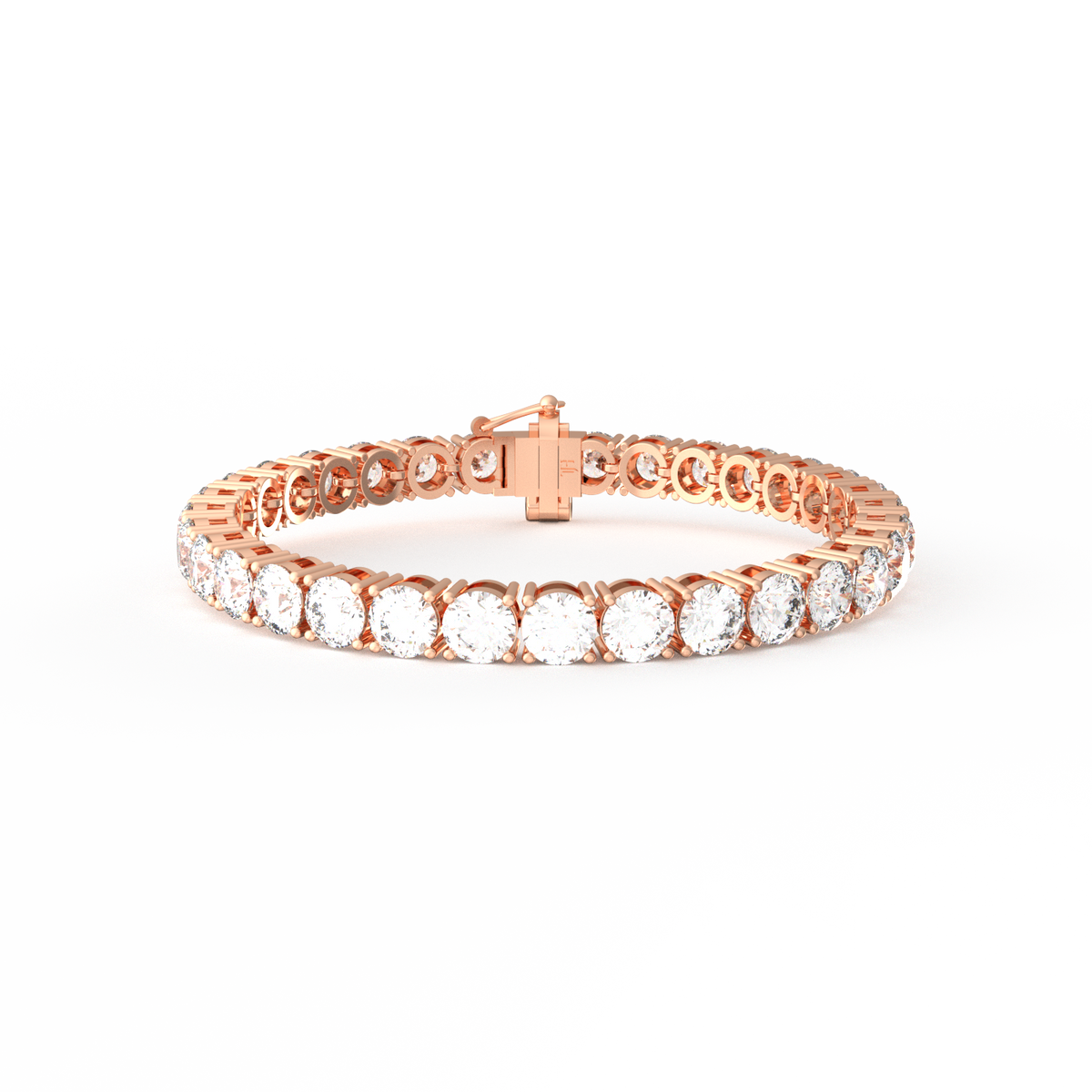50 Pointer Round Lab Grown Diamond Tennis Bracelet