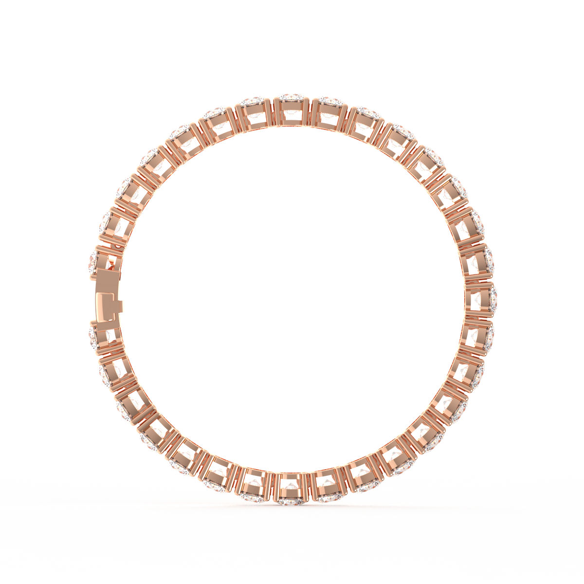 50 Pointer Round Lab Grown Diamond Tennis Bracelet