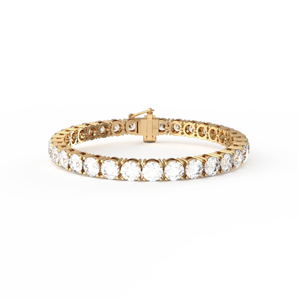 50 Pointer Round Lab Grown Diamond Tennis Bracelet