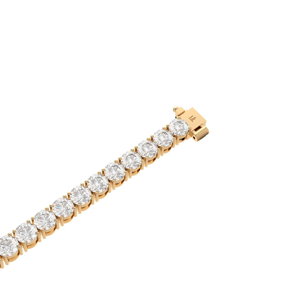 50 Pointer Round Lab Grown Diamond Tennis Bracelet
