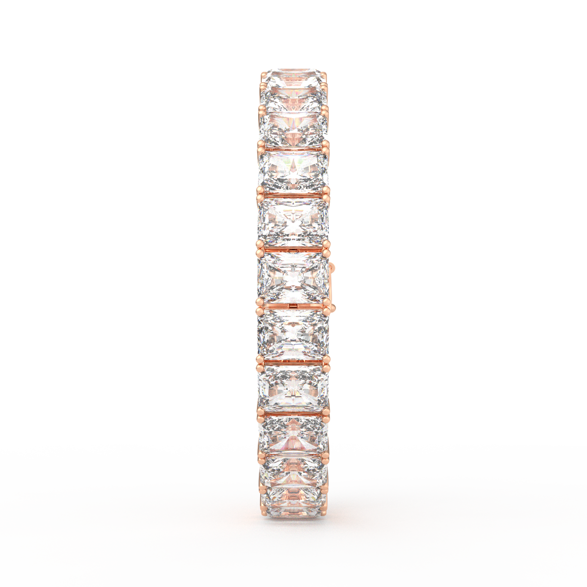 27CT Radiant Lab Grown Diamond Tennis Bracelet