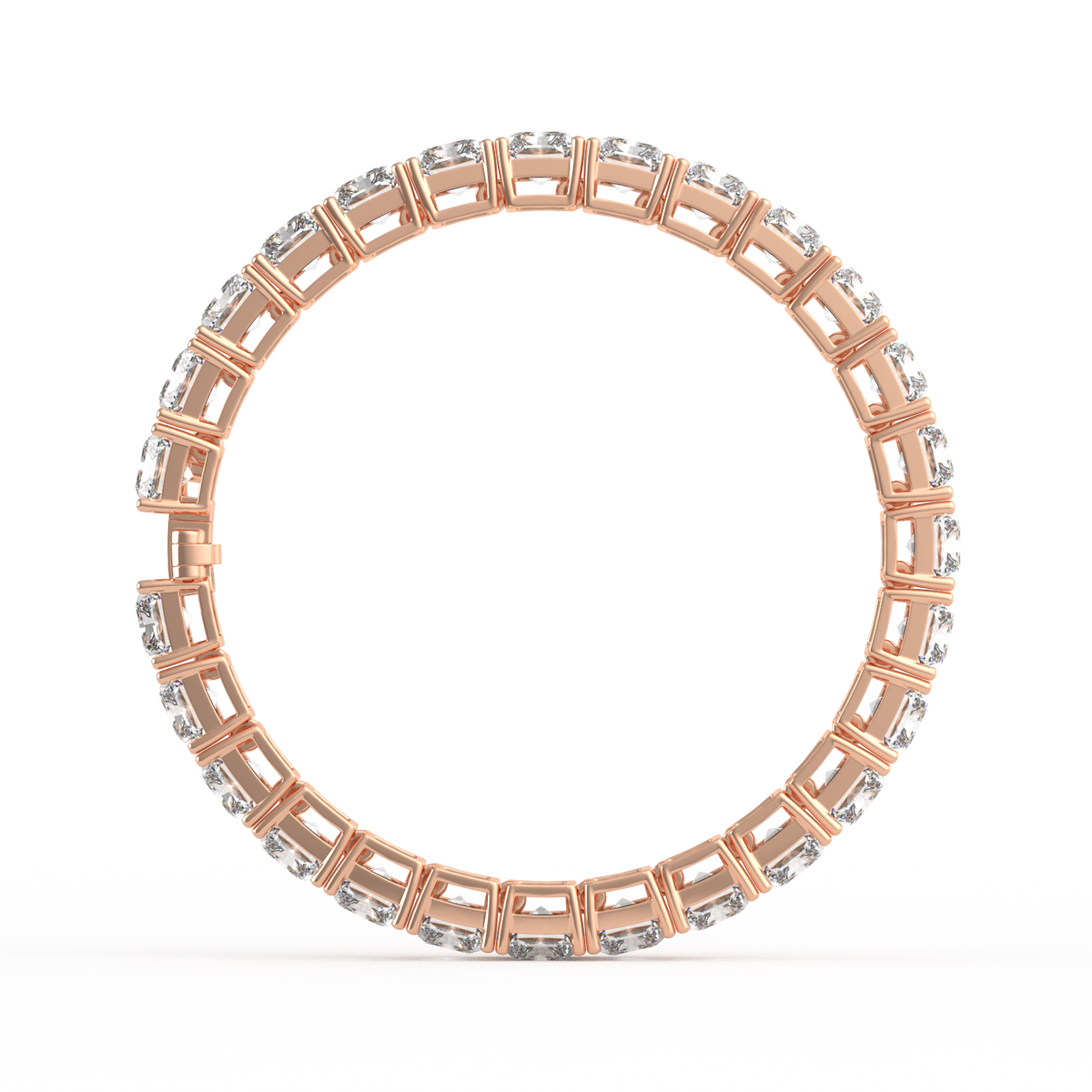 27CT Radiant Lab Grown Diamond Tennis Bracelet