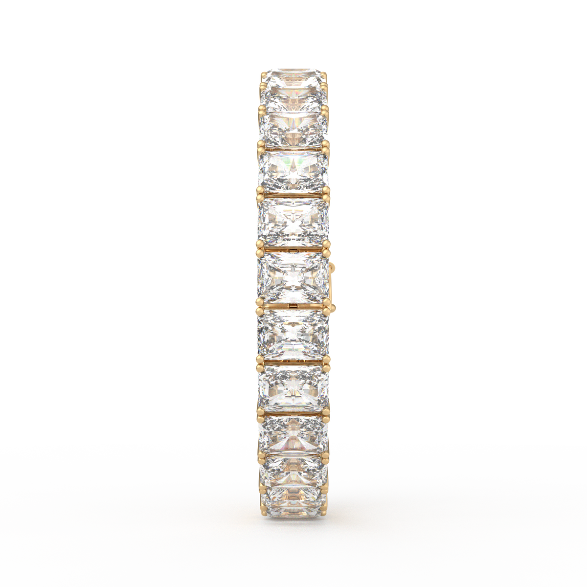 27CT Radiant Lab Grown Diamond Tennis Bracelet