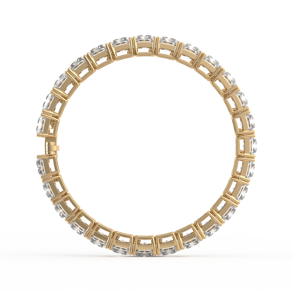 27CT Radiant Lab Grown Diamond Tennis Bracelet