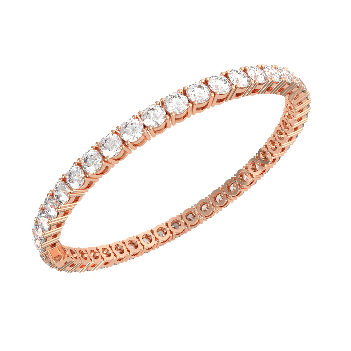Classic 30 Pointer Round Lab Grown Diamond Tennis Bracelet