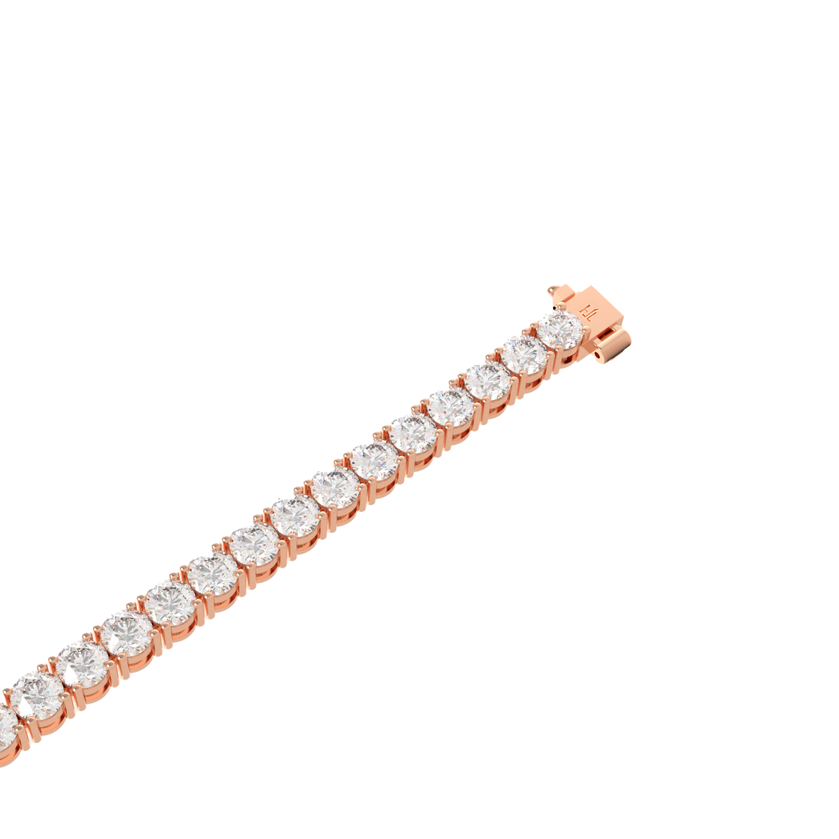 Classic 30 Pointer Round Lab Grown Diamond Tennis Bracelet