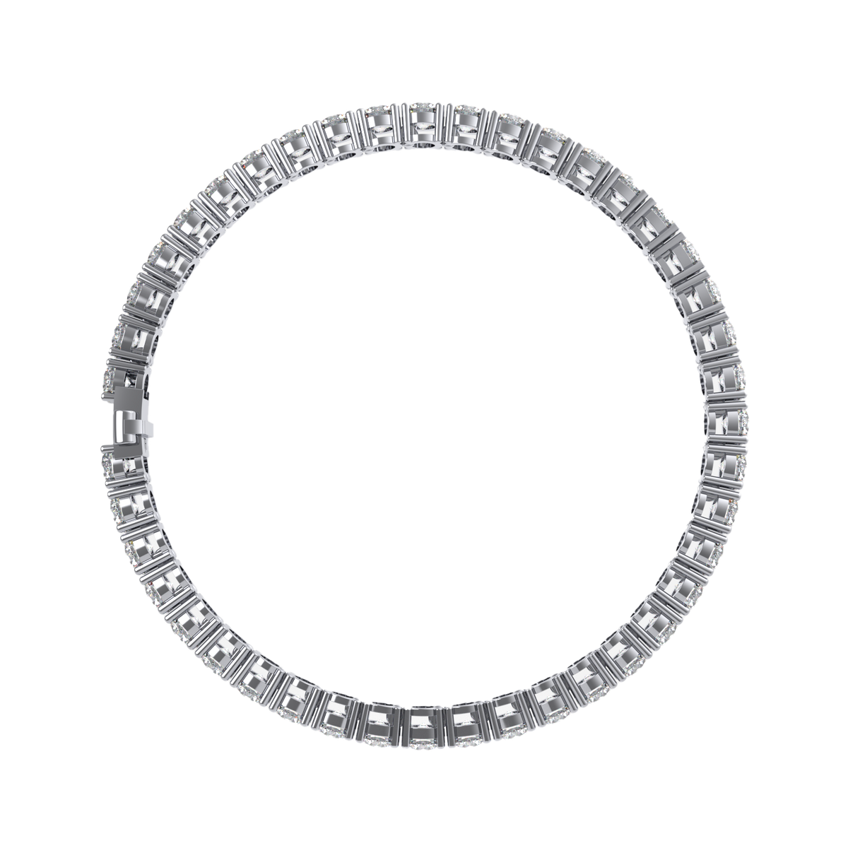 Classic 30 Pointer Round Lab Grown Diamond Tennis Bracelet