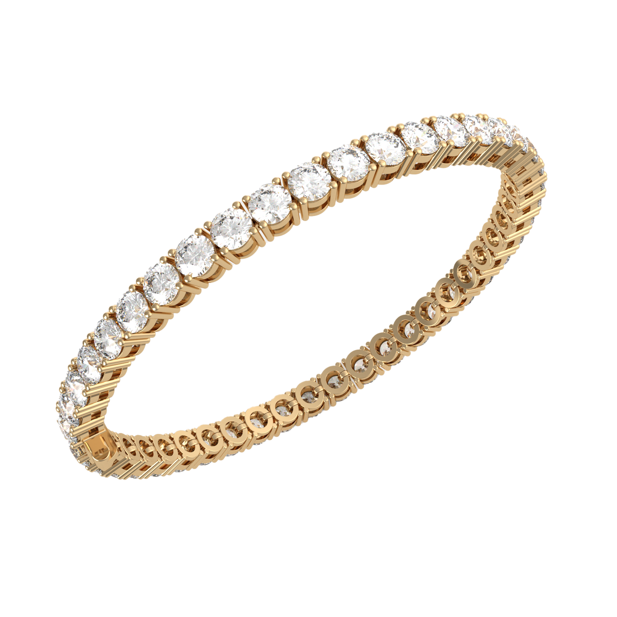 Classic 30 Pointer Round Lab Grown Diamond Tennis Bracelet