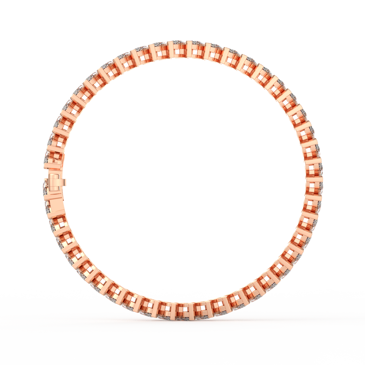 8.55CT Marquise Lab Grown Diamond Tennis Bracelet