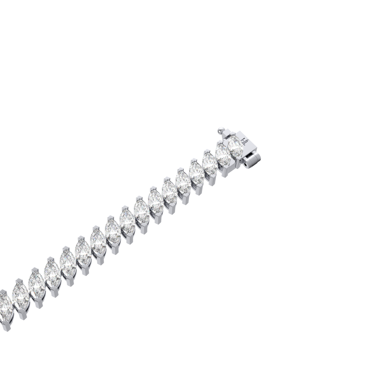 8.55CT Marquise Lab Grown Diamond Tennis Bracelet