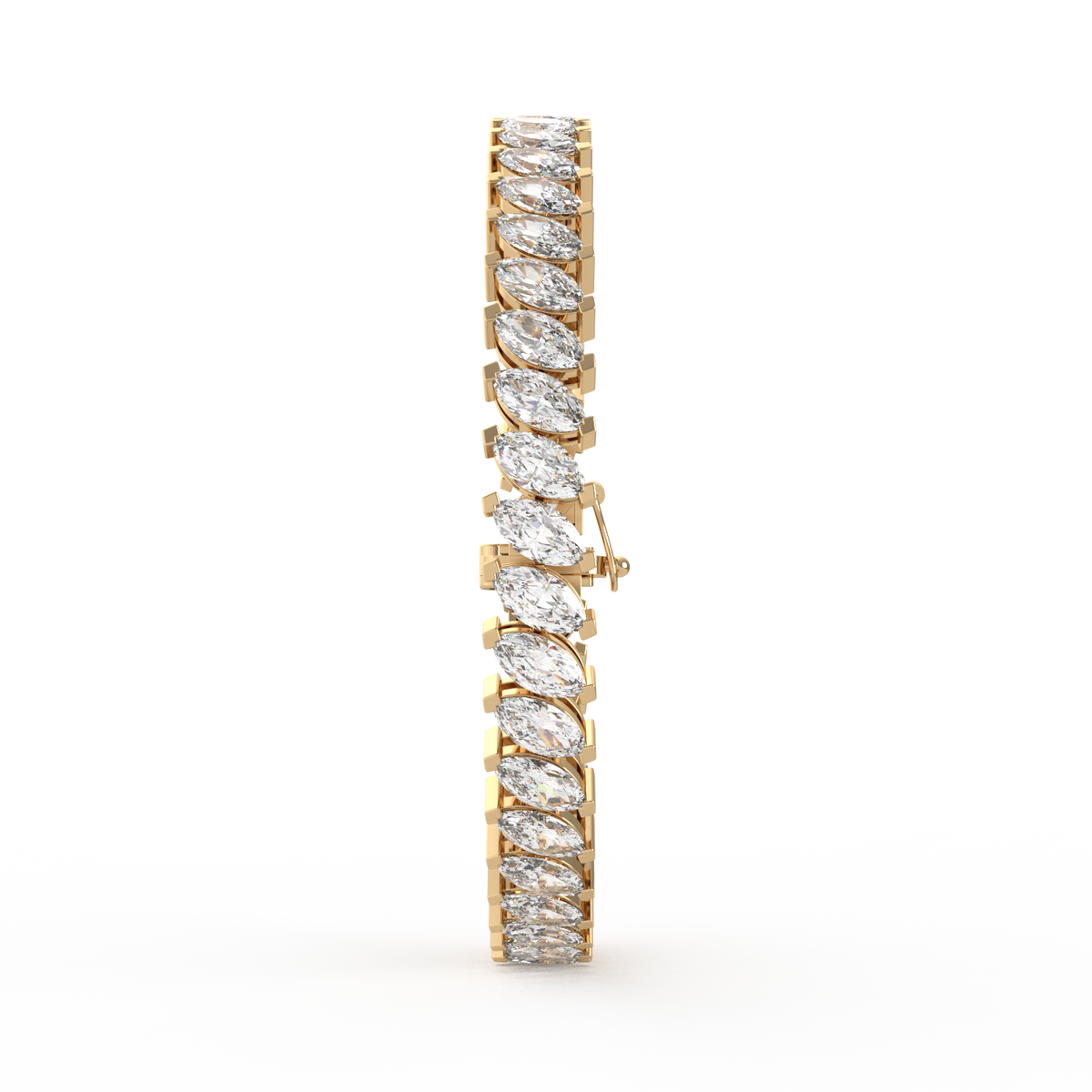 8.55CT Marquise Lab Grown Diamond Tennis Bracelet