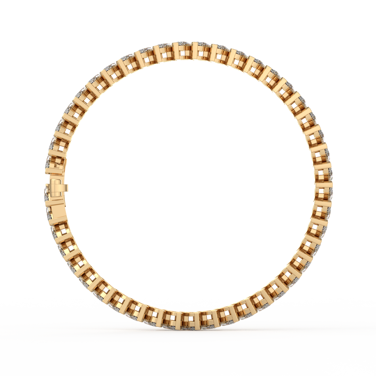 8.55CT Marquise Lab Grown Diamond Tennis Bracelet