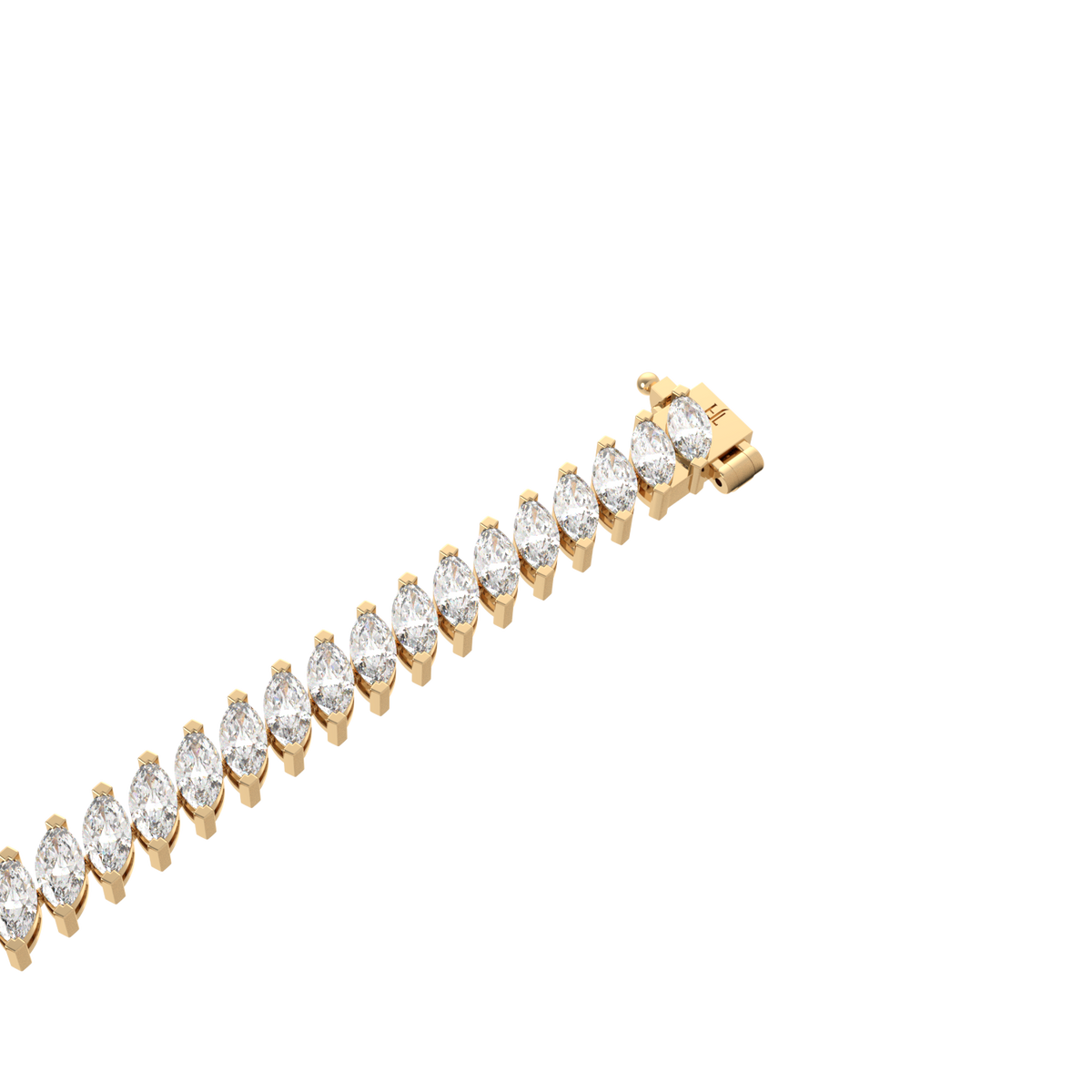 8.55CT Marquise Lab Grown Diamond Tennis Bracelet