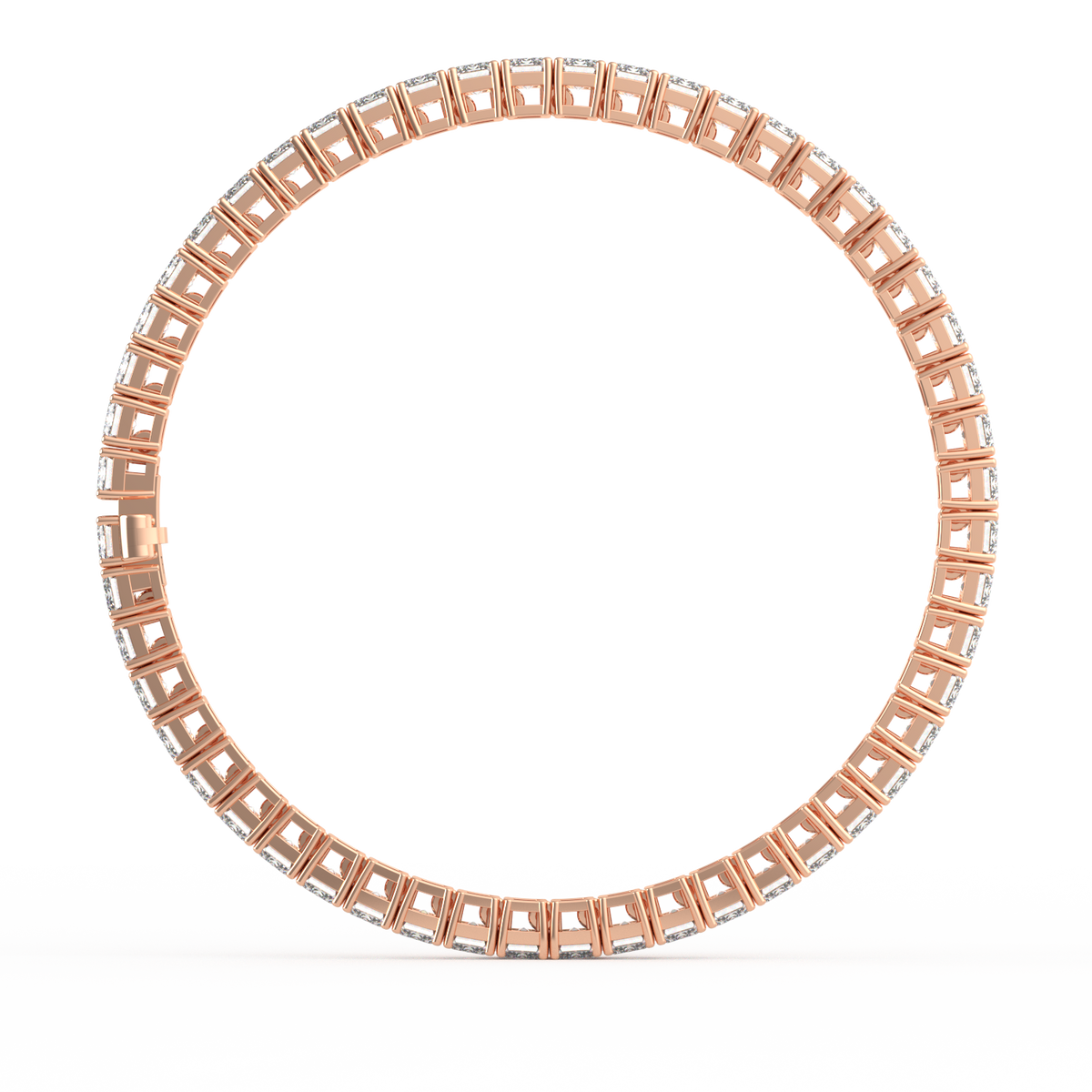 25 Pointer Emerald Lab Grown Diamond Tennis Bracelet