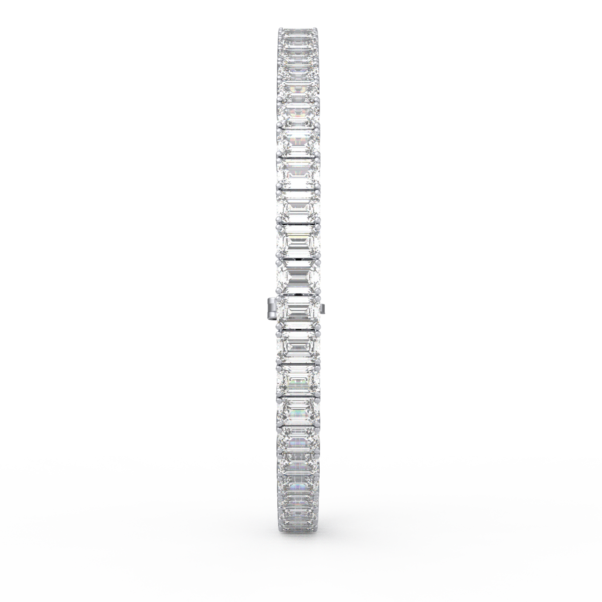 25 Pointer Emerald Lab Grown Diamond Tennis Bracelet