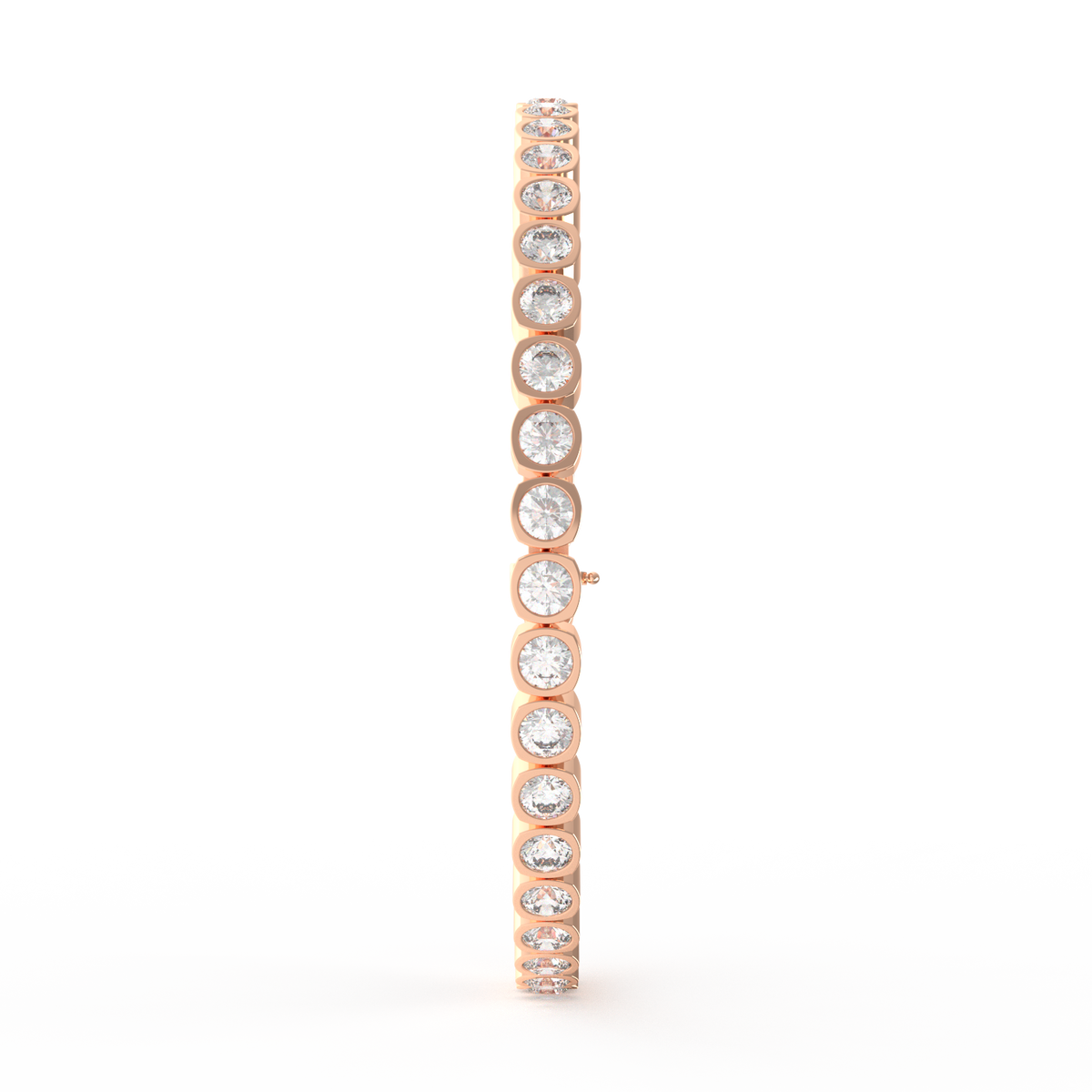15 Pointer Round Lab Grown Diamond Tennis Bracelet