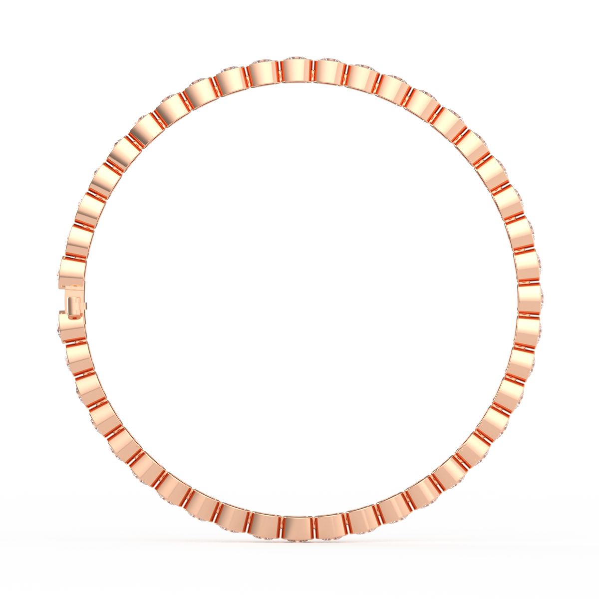 15 Pointer Round Lab Grown Diamond Tennis Bracelet
