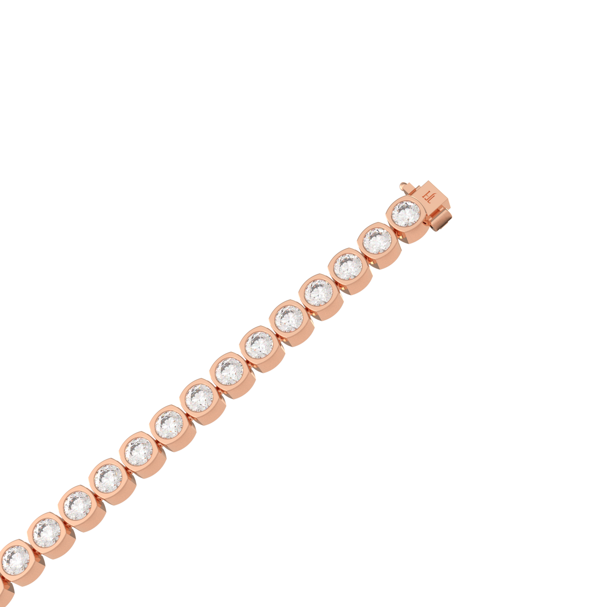 15 Pointer Round Lab Grown Diamond Tennis Bracelet