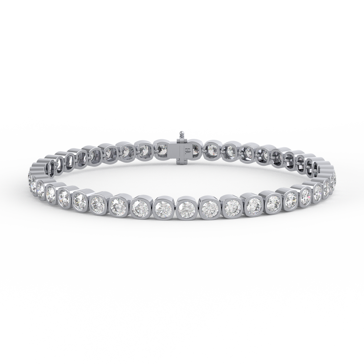 15 Pointer Round Lab Grown Diamond Tennis Bracelet