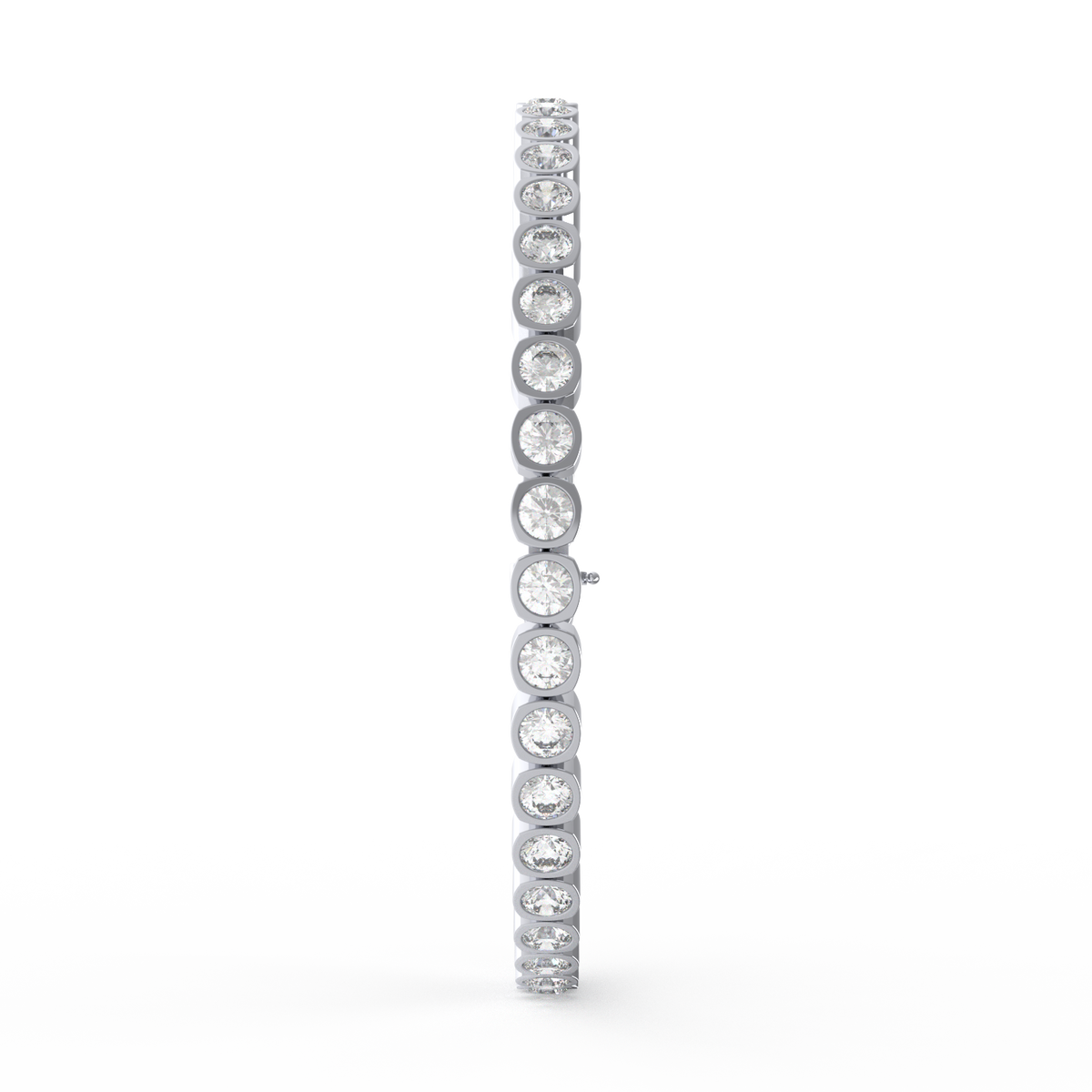 15 Pointer Round Lab Grown Diamond Tennis Bracelet