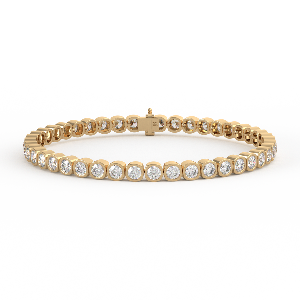 15 Pointer Round Lab Grown Diamond Tennis Bracelet