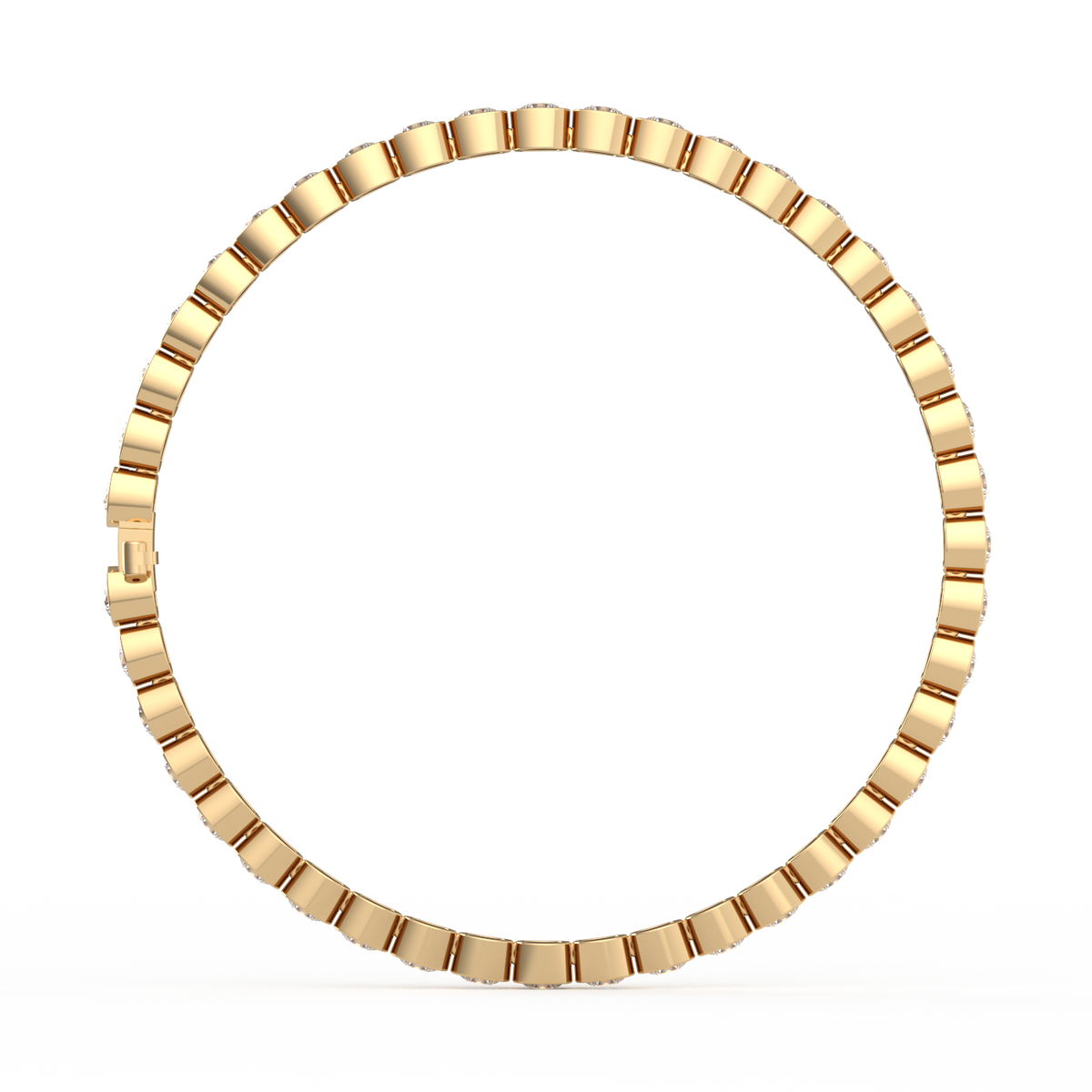 15 Pointer Round Lab Grown Diamond Tennis Bracelet