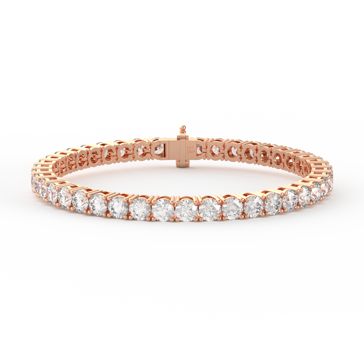 20 Pointer Round Lab Grown Diamond Tennis Bracelet