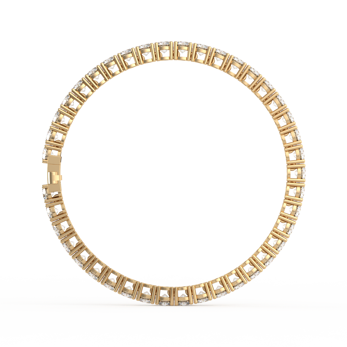 20 Pointer Round Lab Grown Diamond Tennis Bracelet