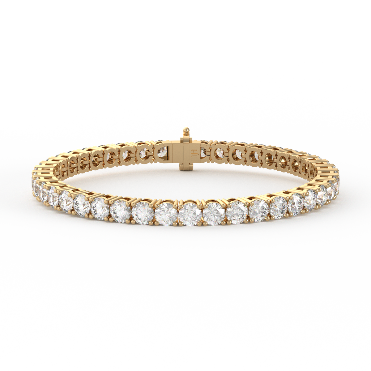 20 Pointer Round Lab Grown Diamond Tennis Bracelet